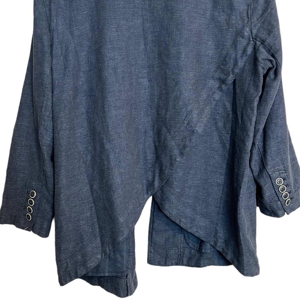 Anthropologie Vintage Washed Blazer Size 6 - Picture 9 of 12
